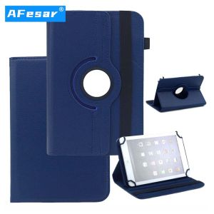 7/8/9/10 Inch Universal 360 Degree Rotating Four Hook PU Leather Tablet Case Protection Shell