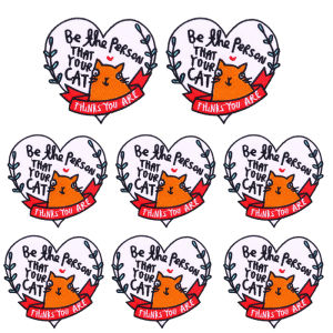 10PCS Animal Frog Cat Patch Cartoon Embroidery Patch Sew Embroidered Stickers Iron On Patches DIY Mouse Patches For Clothes