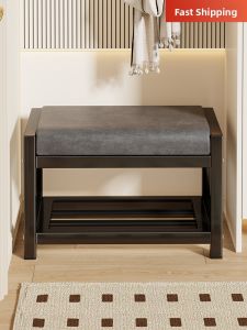 Multi-Functional Home Stool for Shoes Changing