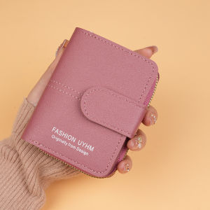 New womens short wallet popular foreign trade item multifunctional womens short wallet student wallet and coin purse