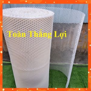 Lưới nhựa lót sàn MÀU TRẮNG ( mắt lỗ 1cm 2cm) nuôi gà vịt làm chuồng trại nuôi thú làm hàng rào ( Khổ cao 0.5m 1m)