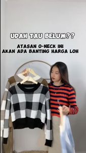 AJWShop [TP] Crop Lengan Panjang Rajut Import Premium | Atasan Crop Top Lengan Panjang Import Korean Style Bahan Tebal dan Halus