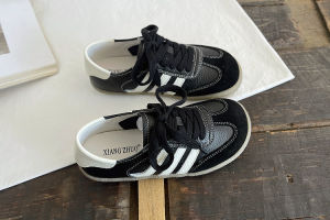 Genuine Leather Flat Bottom Spring Single Shoes round Toe Classic Versatile Deqin Artistic Womens Footwear Casual Style