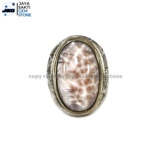 Natural Batu Akik Thomsonite Tumpang Hanoman TH01