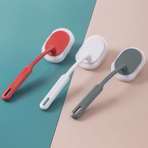 Bathroom Ceramic Basin Cleaning Brush Glass Water Scale Removal Toilet Household Cleaning Tool Multi-Function Bathtub Brush