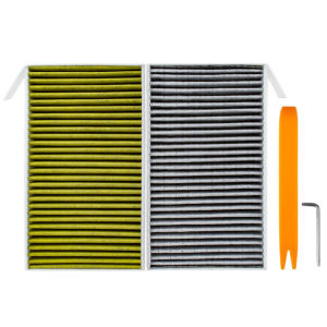 2Pack Car Air Filter For Tesla Model 3 Y 2024 HEPA Activated Carbon Cabin Air Conditioner Cabin Filter Replacement Accessories