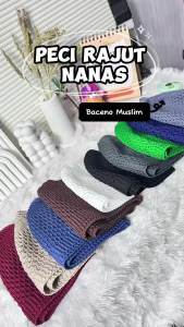 Baceno Peci Rajut Nanas Tebal Ukuran Dewasa Kualitas Premium