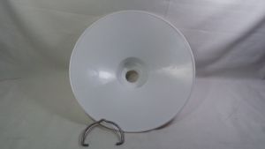Cháo đèn dẹp nhựa trắng đường kính 25cm chống nắng mưa cho bóng đèn ngoài trời