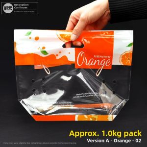 Fresh Yuan Disposable Orange Cherry Fruit Bag Self-Sealing Preservation Packaging Bag for Fruits like Oranges And Cherries