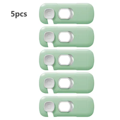 1/2/3/5pcs Security Protection Child Safety Cabinet Lock Baby Anti-Pinch Hand Plastic Drawer Door Locks Multi-function