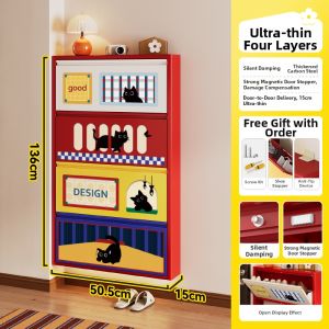 MEISD | Ultra-thin Compact Shoe Cabinet 15cm