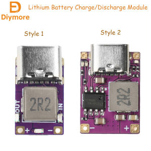 A Set Mini DC 5V 2.4A Charge/Discharge Module 3.7V 4.2V 18650 Li-ion Battery Power Supply Module Type C Interface
