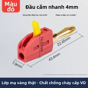 MANXUAN | Cắm Chuối Không Hàn 4mm
