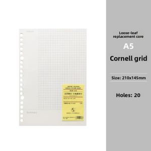 Detachable B5 Notebook A5 Study Notebook A4 Ring Binder Cover Replacement Paper for Business And Office Use