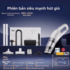 HELLOLEIBOO | Máy Hút Bụi Mini Cầm Tay Không Dây Công Suất Lớn Cho Ô Tô Và Gia Đình