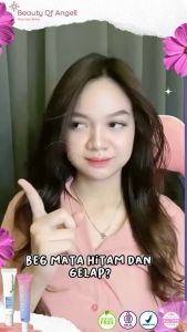 Beauty of Angel - Eye Cream - Brightening Eye Cream | Menyamarkan Kerutan dan Mencerahkan Kulit Area Mata - 15ml