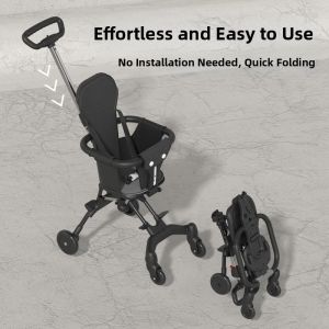 Portable Dual-Facing Baby Stroller