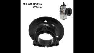 Universal Motorcycle Carbretor KSR 28mm 30mm 32/34mm Carbs for Evolution Kit EVO Carb for CRF YZF Moto Motorcycle Accessory Carburetor Adapter Flange Joint Boot Port Connector Air Filter Fit for KOSO KSR
