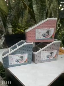 Khay Để Bàn Hộp Nhựa Cắm Bút 4 Ngăn Tiện Ích Đựng Đồ Dùng Đa Năng Việt Nhật