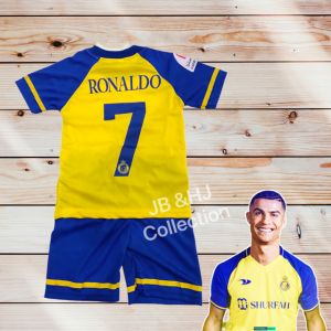 STELAN ANAK RONALDO / JERSEY BOLA ANAK / STELAN ANAK RONALDO AL NASSAR / BAJU BOLA ANAK UNTUK UMUR 1 SAMPAI 11 TAHUN / JERSEY ANAK / STELAN BAJU BOLA ANAK