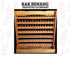 Rak benang jahit /Penyimpanan benang jahit