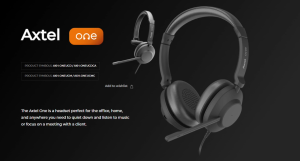 Axtel One Headset Stereo Noise - Cancelling USB-A or USB-C