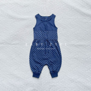Summer Preemie Clothes Small Size Full Month Baby Girl Onesie Sleeveless Thin Korean Style Cute Newborn Baby Cotton Romper