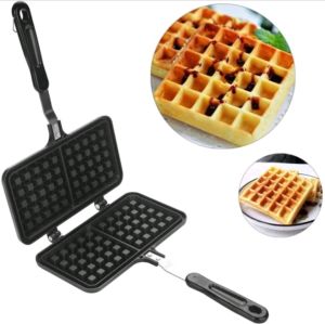 CETAKAN KUE WAFFLE MAKER BENTUK KOTAK / CETAKAN WAFFLE MAKER KOMPOR