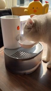 Dispenser Tempat Minum Hewan Otomatis Pet Water Dispenser Mesin Minum Tipe Tuang Pethomes