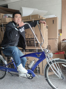 Fashion Knight Ghost Rider Ape Hanger Handlebar Ape Arm Handlebar Classic Retro Haoheng