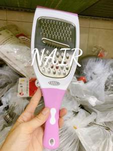 Dao Bào Sợi bào nhuyễn Mài Củ Quả Có Tay Cầm Nhựa Đa Năng -Bằng Nhựa Hình Vợt 3 in 1 - gia dụng Nari