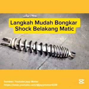 Kaki Shock Belakang Ori Honda Vario 110 125 150 Beat Street POP ESP LED Scoopy Genio (Pangkon Anting Shockbreaker Skok Shok Original)