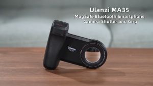 Ulanzi MA35 Magnetic Safe Phone Holder Clip Bluetooth Remote Shutter Grip for Smartphone Camera