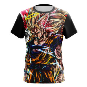 Bandai | 2026 Fashion Dragon Ball Multi Character 3D Printing Cosplay T-shirt Fitness Sports Anime Exhibition Short Sleeved Shirt