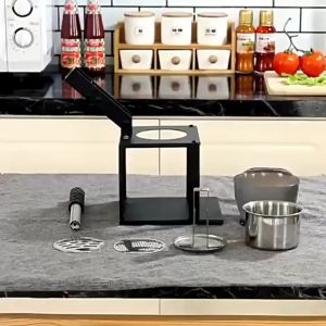 Thickened Stainless Steel Manual Juicers With Container Fruit Juicer Extractor Kitchen Blenders Home Hand Squeezer Vegetable Orange Juice Press Portable Blender