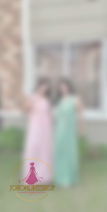 Old Rose Ombre Off Shoulder Neoprene Gown