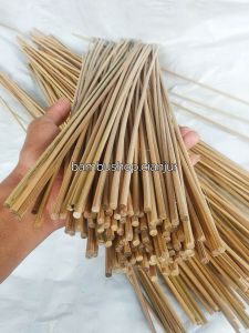 Stik Bambu | Lidi Bambu Bulat 4mm 40/50/60cm 100pcs Bambu Buket | Bahan Arku Layangan | Stik Bambu Serbaguna