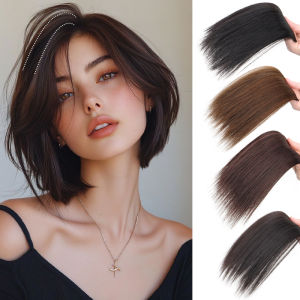 Miếng Dán Tóc Giả Liền Mạch Không Nhìn Thấy Dạng Kẹp Dành Cho Nữ Tăng Độ Dày Che Phủ Phần Trên Và Bên Nối Tóc Thẳng Chất Liệu Sợi Chịu Nhiệt Cao