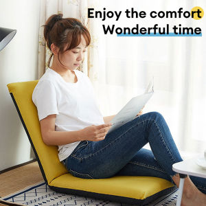 Bluewhite Foldable Floor Sofa Chair Japanese Tatami Lounger Natitiklop na Upuan Multi-Position Sofa Chair for Sitting Lounging Sleeping