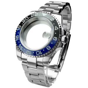 40mm 200m Waterproof NH34 NH35 NH36 Watch Case Accessories for Oyster Band SUB Watch Maker 120clicks BGW9 blue lume Bezel