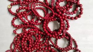 Vòng tay chuỗi hạt chu sa-Vòng tay may mắn-Vòng tay màu đỏ