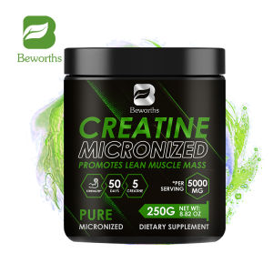 BEWORTHS Creatine Monohydrate Powder 5000mg for Pre Workout Muscle Building Cellular Energy Brain Function
