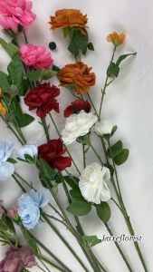 Bunga Buatan Peony 3 Cabang: Dekorasi Hias Plastik Mawar