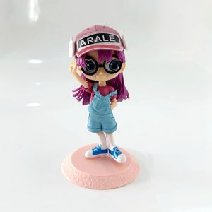 Bandai | 1 Pc Anime Arale Action Figures Wear Glasses Dr Slump Girl Standing PVC Model Collection Gift Toy