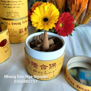 (Combo 10 hộp)Nhang Viên Hương Lài-Trầm Nụ Bảo Hiệp Long (42 viên)