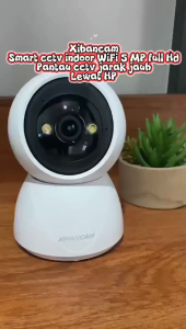 XIHANCAM Smart CCTV Indoor Wifi 5MP FULL HD IP Kamera Zoom NVR 360 PTZ CCTV Wifi Jarak Jauh Lewat HP