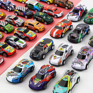 100/50/30/20/10stk Toy Car Alloy Car Children Boy Baby Pull Back Car Gift Educational Set Mini Model Cartoon Inertia Racing Car