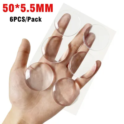 door knob wall shield Clear Soft Rubber Door Stopper door handle bumper Mute Stickers Wall Protector Muffler Pad Protective Plug