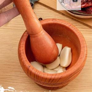 Pestle Set Setmortar Pestle Garlic Herb Spices Mixing Grinding Crusher Bowl Restaurant Kitchen Tools For Mash Spices Pepper
