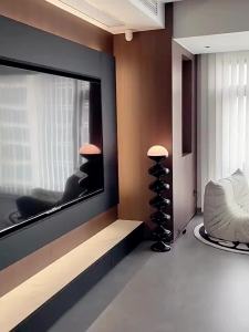 (Original) Gourd Floor Lamp for Living Room Sofa Side Bedroom Nordic Internet Celebrity Decorative Art Vintage Cream Style Standing Lamp